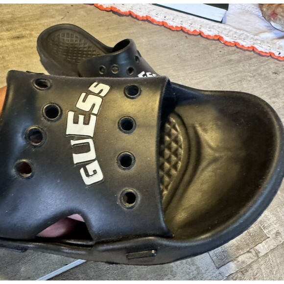 Vtg Guess slides Y2K Size 10 Beach Vacation Wear - Picture 3 of 9